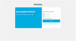 Desktop Screenshot of bildungszentrum.biz